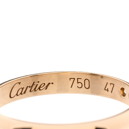 Cartier 18K Yellow Gold Diamond 2.6mm 1895 Wedding Band Ring 47 4 4 of 4