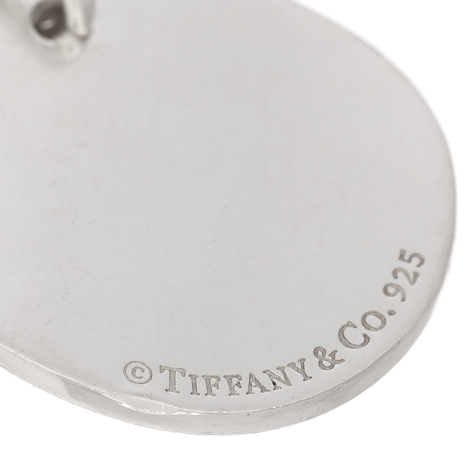 Tiffany Sterling Silver Notes Round Tag Charm Bracelet 3 of 3