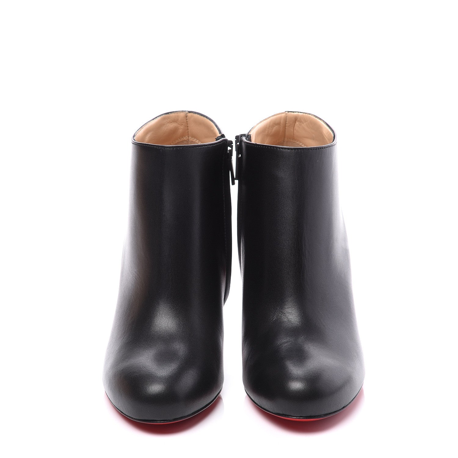 Christian Louboutin Calfskin Belle 85 Ankle Boots 37 Black 3 of 12