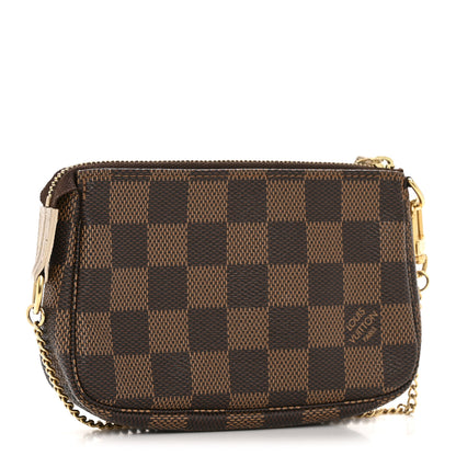 Louis Vuitton Damier Ebene Trunks and Locks Mini Pochette Accessories 3 of 9
