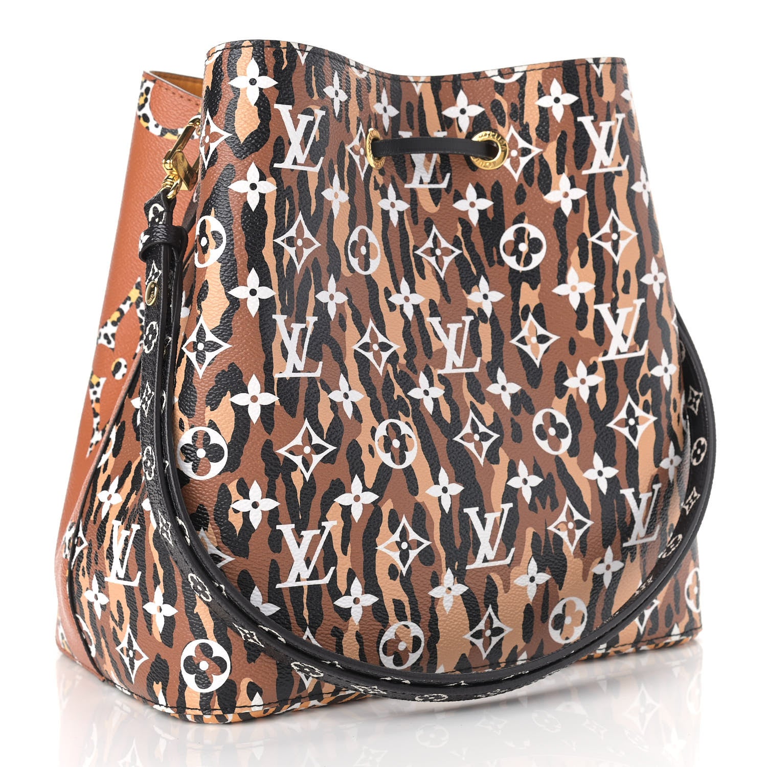 Louis Vuitton Monogram Giant Jungle NéoNoé Caramel 3 of 9