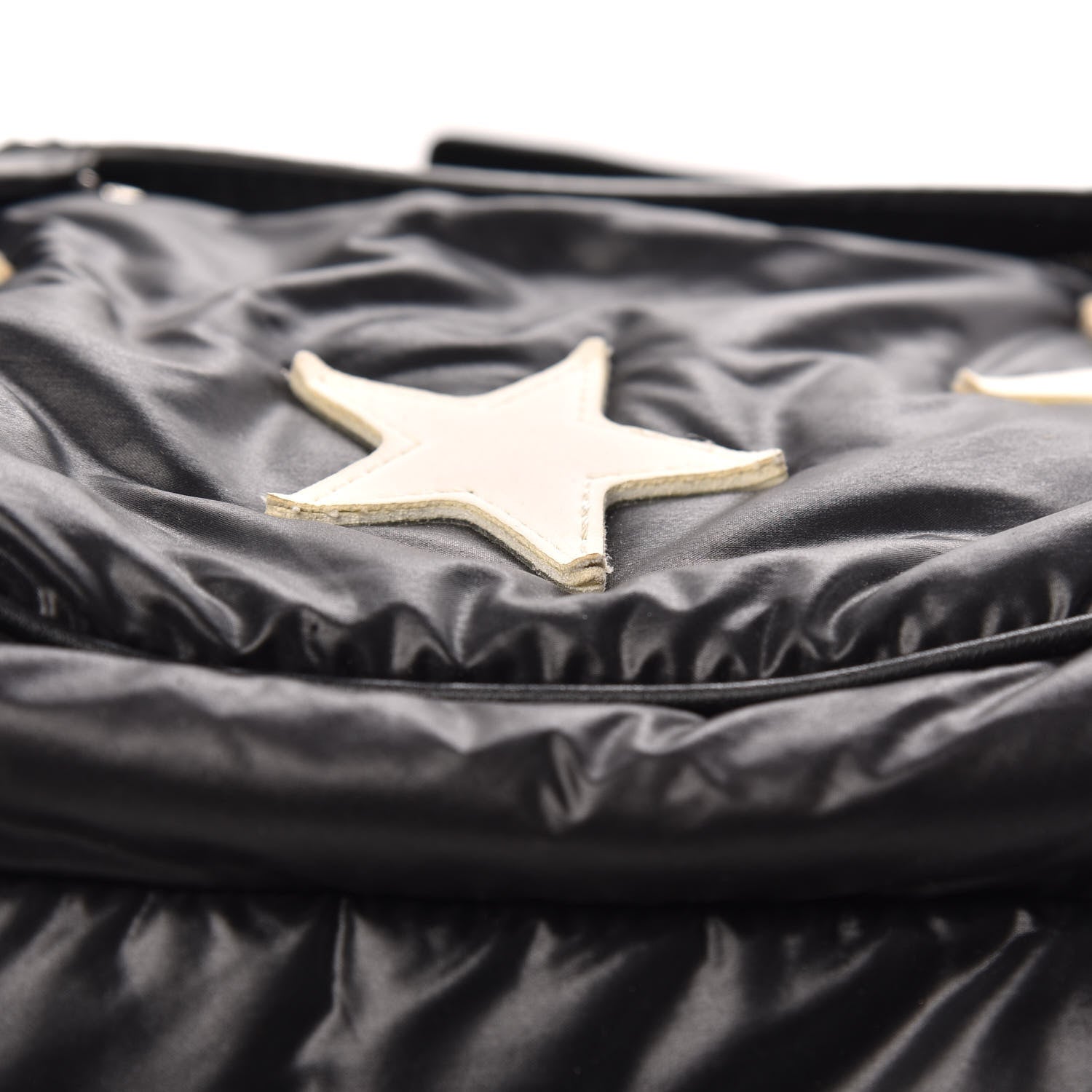 Stella McCartney Polyamide Falabella Go Stars Backpack Black White 7 of 11
