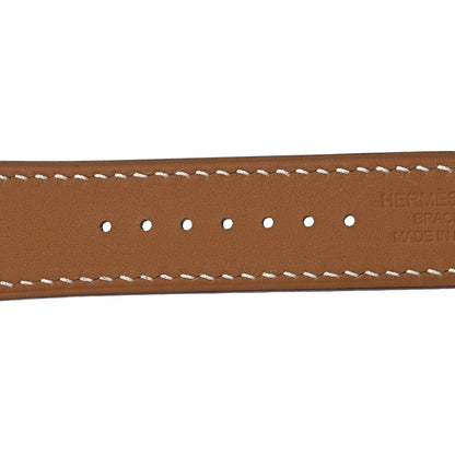 Hermes Barenia 42mm Apple Watch Single Tour Band Fauve 3 of 9