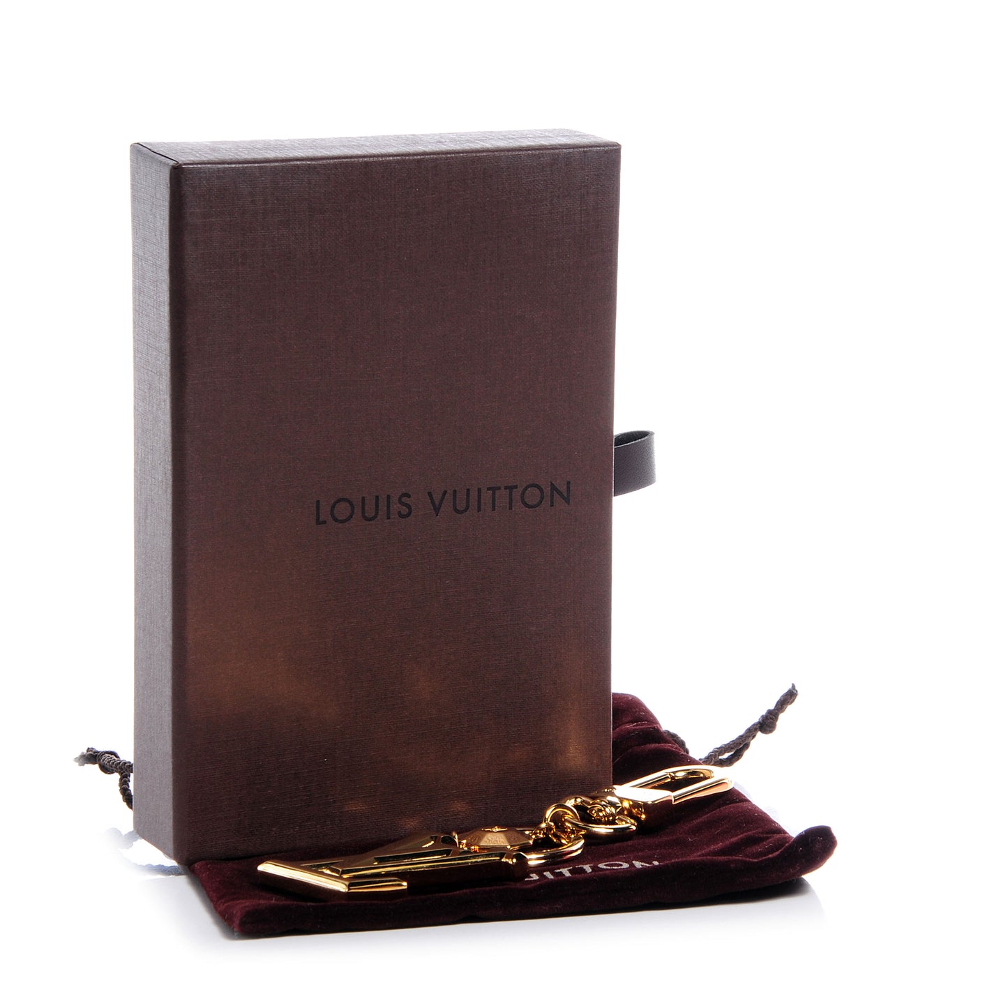 LV Facettes Key Holder Gold
