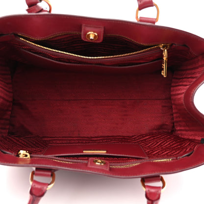 Prada Saffiano Lux Medium Tote Cerise 5 of 16