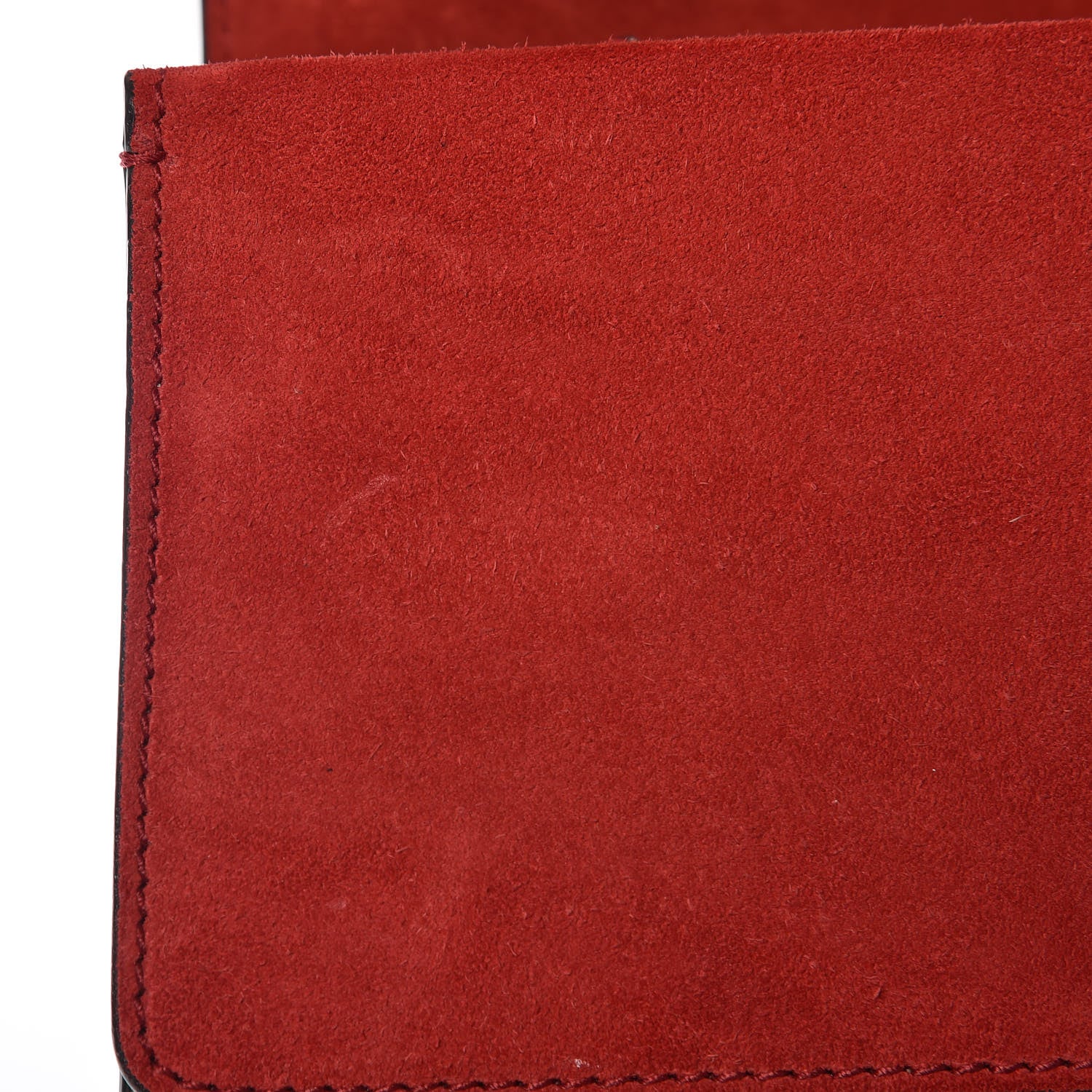 Gucci GG Supreme Monogram Suede Cudu Medium Dionysus Shoulder Bag Beige Ebony Vulcanic Red 10 of 14
