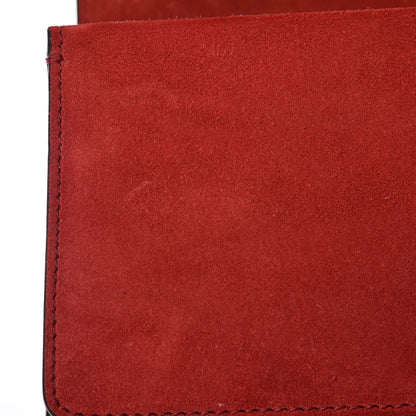 Gucci GG Supreme Monogram Suede Cudu Medium Dionysus Shoulder Bag Beige Ebony Vulcanic Red 10 of 14