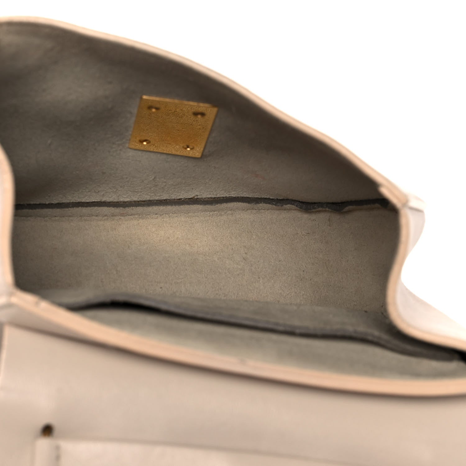Chloe Calfskin Embossed Small Drew Shoulder Bag Abstract White 5 of 14
