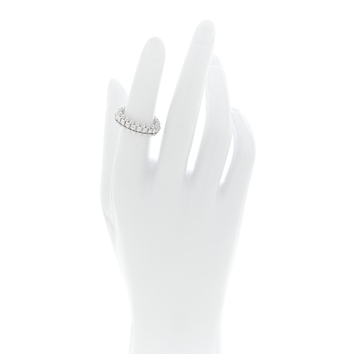 18K White Gold SM Clash De Cartier Ring 51 5.75