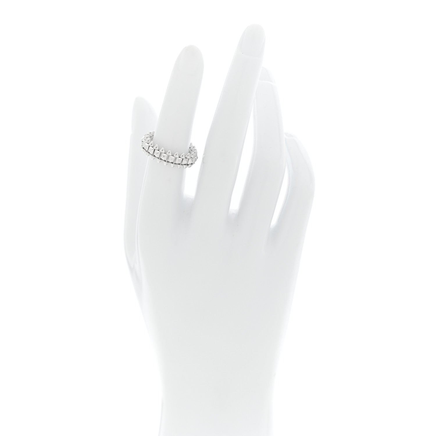 Cartier 18K White Gold SM Clash De Cartier Ring 51 5.75 2 of 4