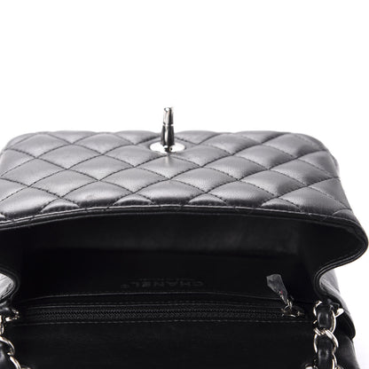 Chanel Lambskin Quilted Mini Square Flap Black 5 of 11