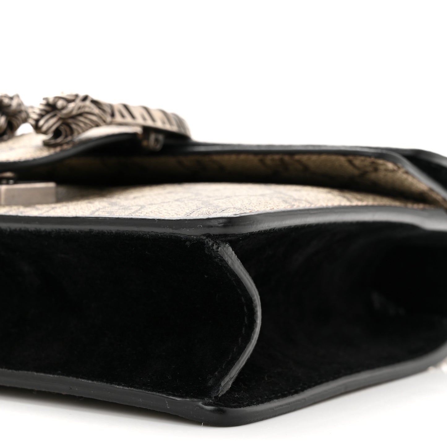 GG Supreme Monogram Mini Dionysus Shoulder Bag Black
