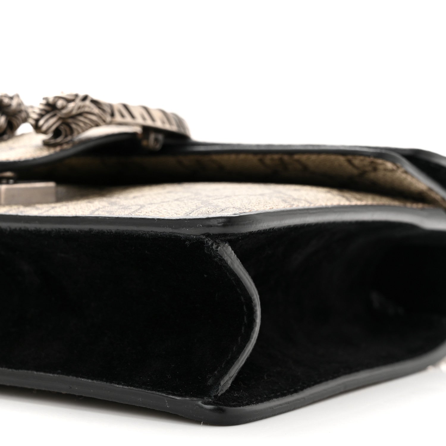 Gucci GG Supreme Monogram Mini Dionysus Shoulder Bag Black 10 of 11
