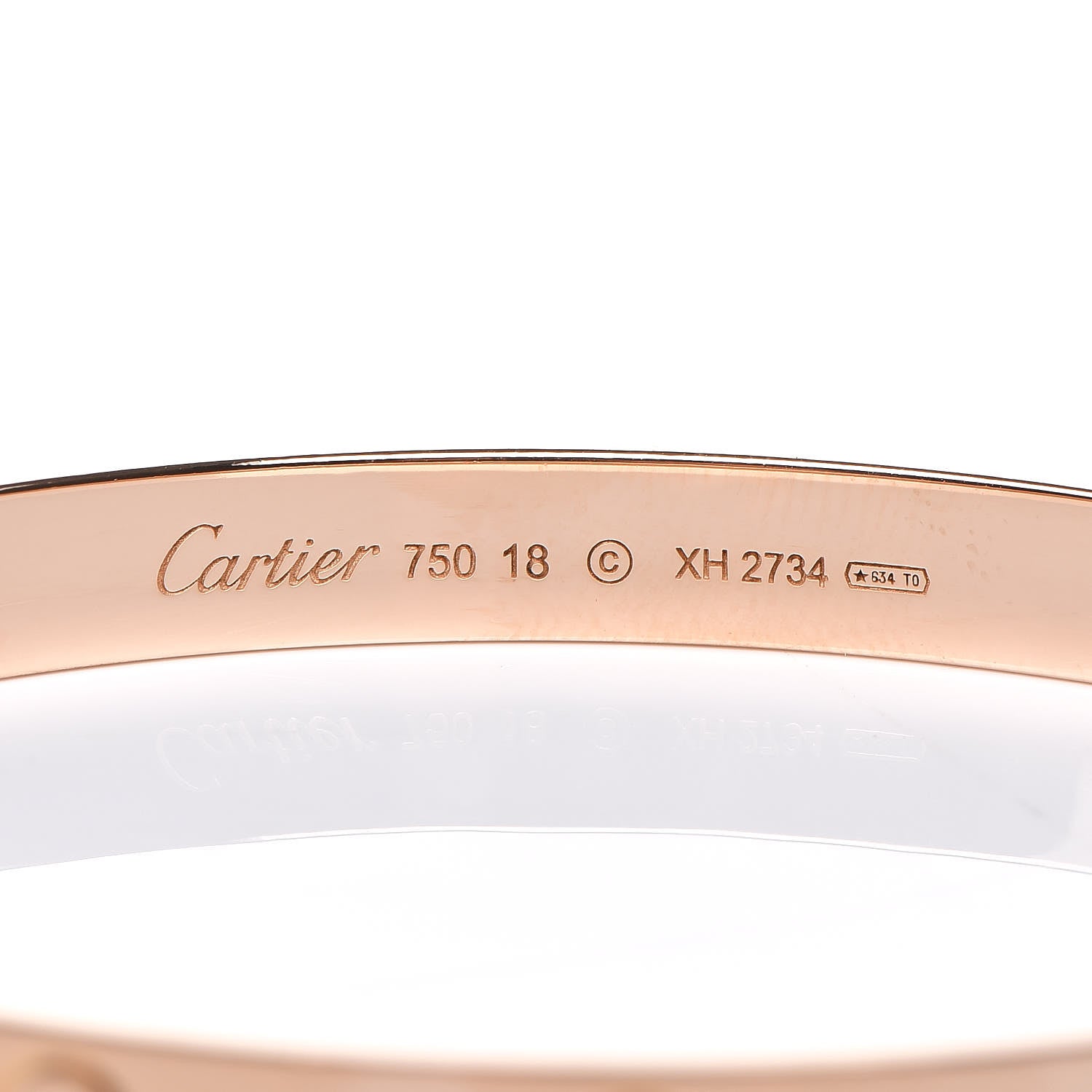 Cartier 18K Pink Gold LOVE Bracelet 18 4 of 4