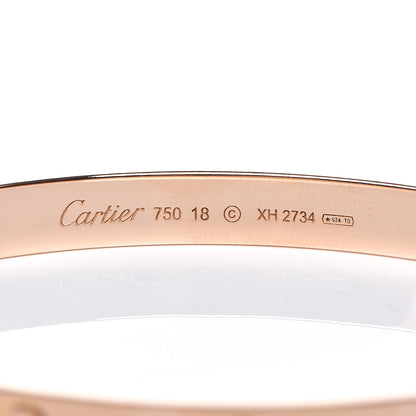 Cartier 18K Pink Gold LOVE Bracelet 18 4 of 4