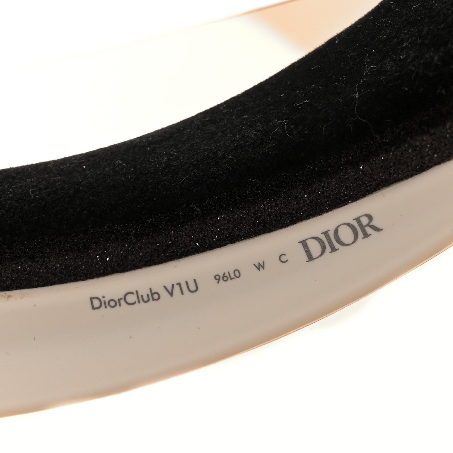 Mirrored DiorClub1 Sun Visor Pink