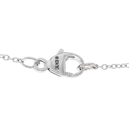 David Yurman 18K White Gold Diamond Quatrefoil Pendant Necklace 4 of 4
