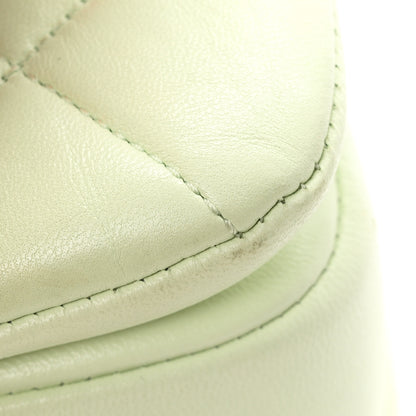 Chanel Lambskin Quilted Small Trendy CC Flap Dual Handle Bag Light Green 11 of 11