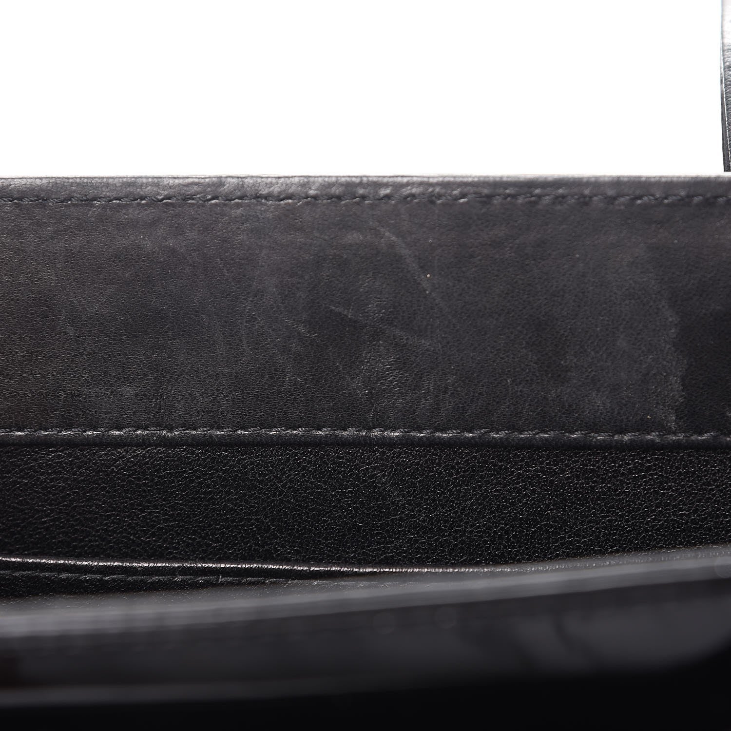 Chanel Patent Calfskin Mademoiselle Shoulder Bag Black 9 of 10