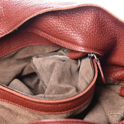 Bottega Veneta Washed Cervo Deerskin Large Hobo Brique 14 of 21