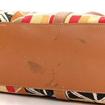 Prada Canvas Canapa Stampata Tote Kaki Venezia 10 of 14