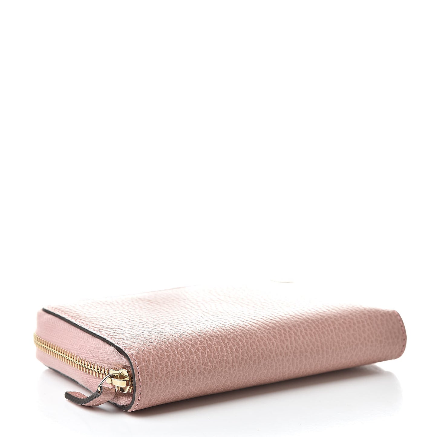 Dollar Calfskin Medium GG Zip Around Wallet Soft Pink