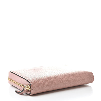 Gucci Dollar Calfskin Medium GG Zip Around Wallet Soft Pink 4 of 8