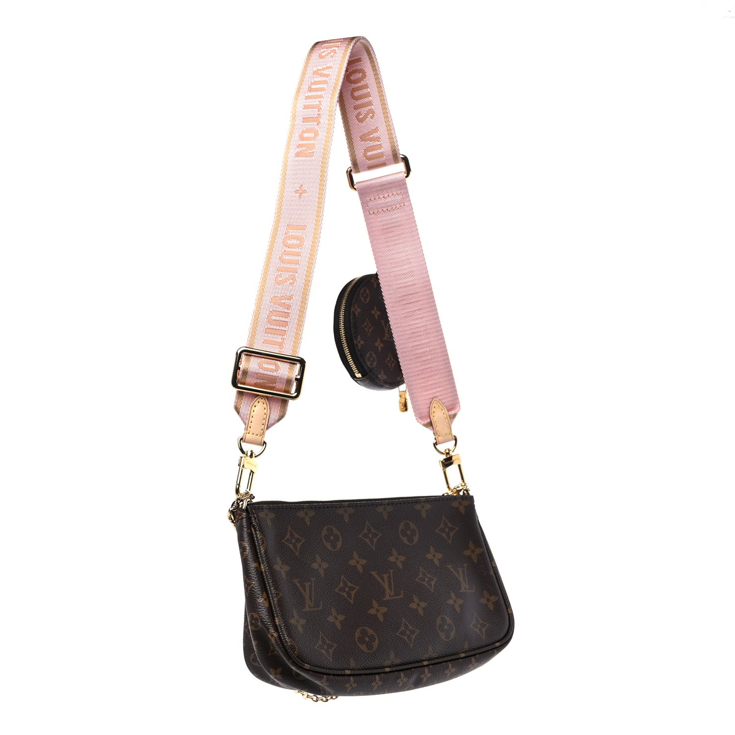 Monogram Multi Pochette Accessories Rose Clair