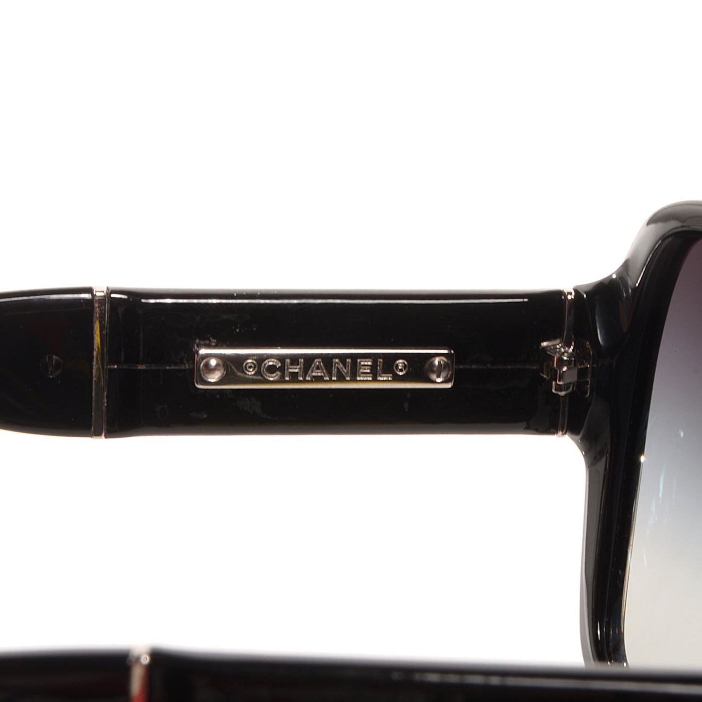 Patent Leather Sunglasses 5230Q Black