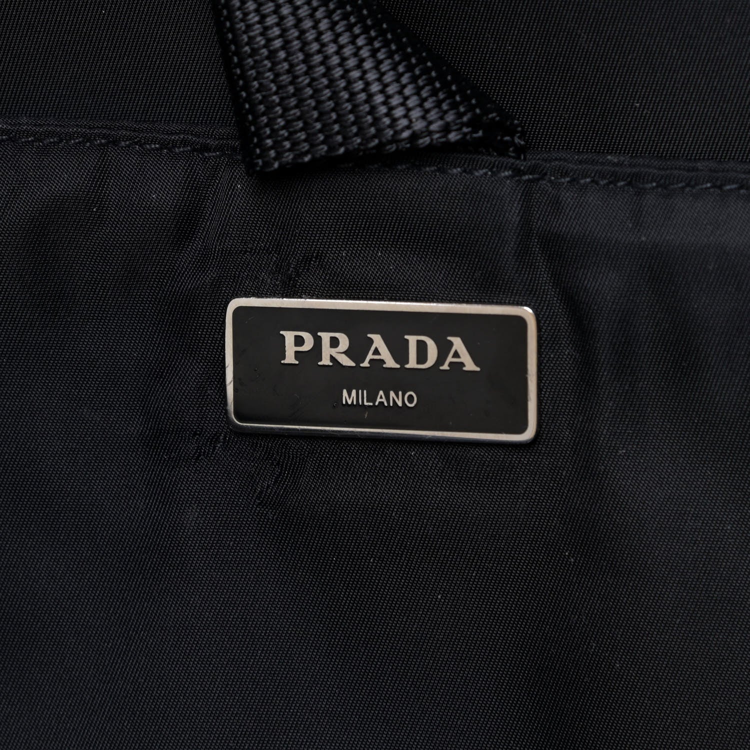 Prada Tessuto Nylon Saffiano Pet Carrier Black 9 of 9