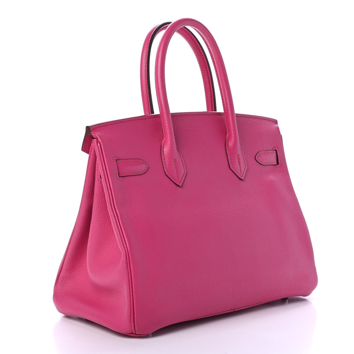 Chevre Mysore Horseshoe Birkin 30 Rose Shocking