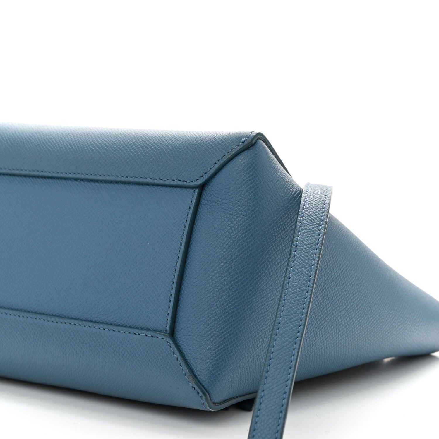 Celine Grained Calfskin Micro Belt Bag Washed Blue 11 of 11