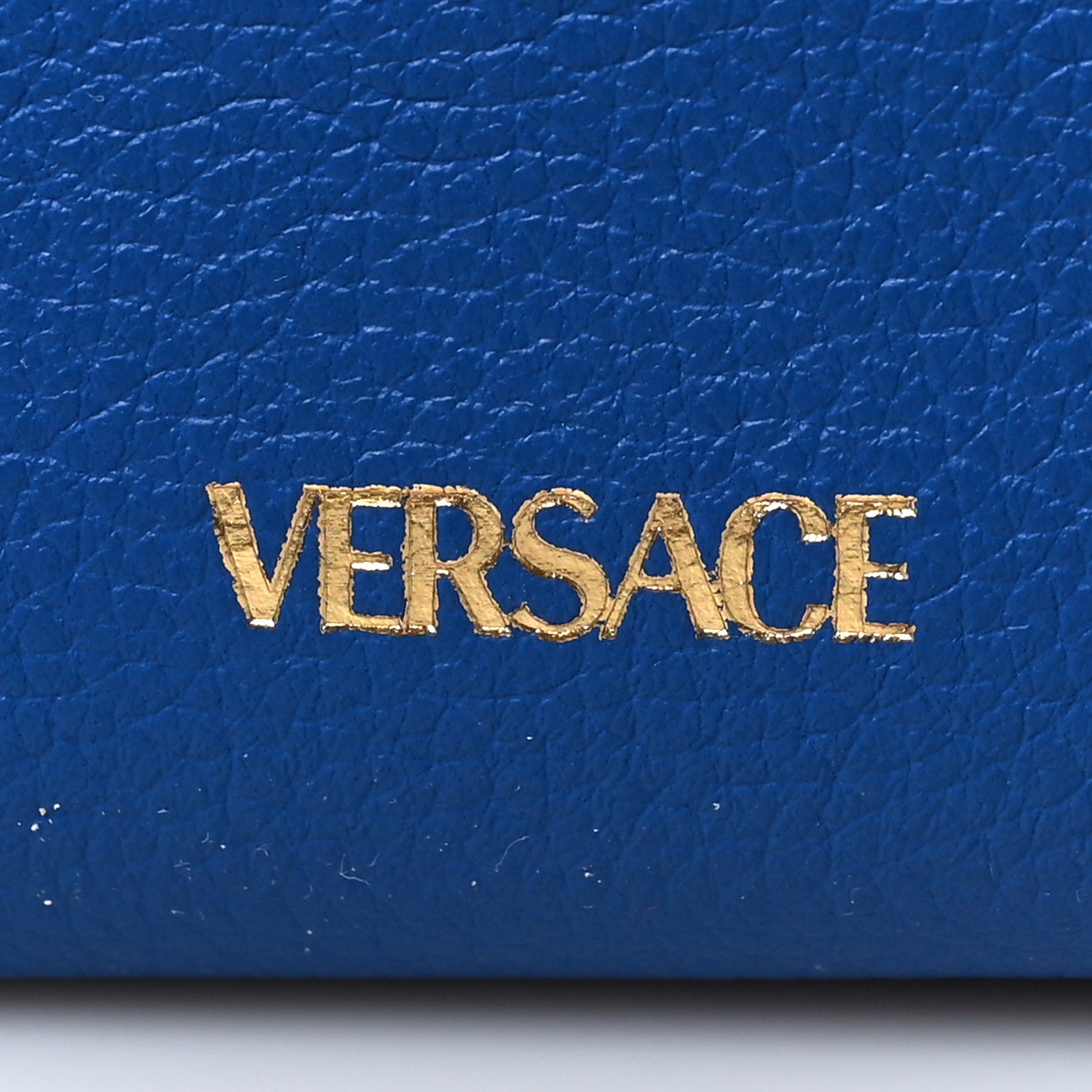 Versace Calfskin La Medusa Medium Hobo Crossbody Lapis 7 of 8