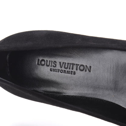 Louis Vuitton Suede Monogram Uniformes Ballet Flats 36 Black 7 of 8