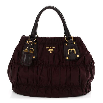 Prada Nappa Gaufre Tote Granato 1 of 14