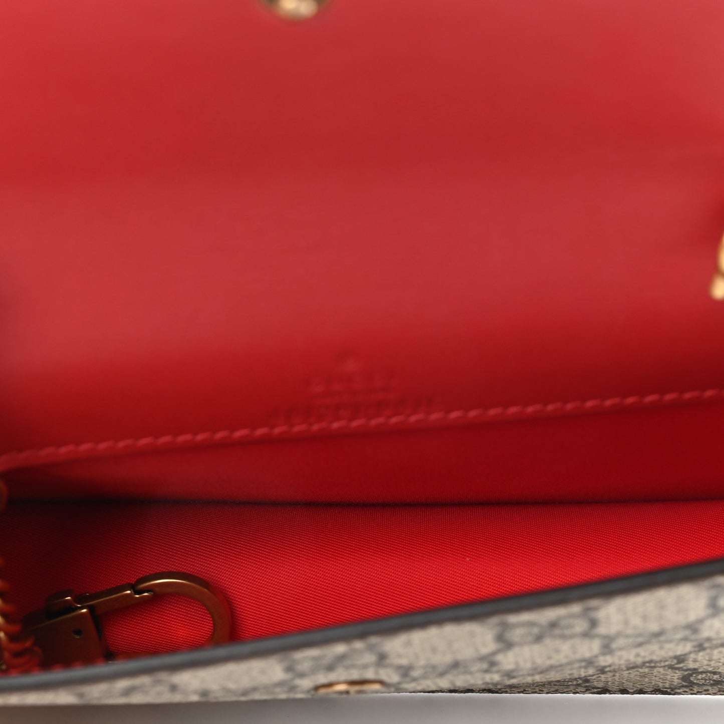 GG Supreme Monogram Mini Cherry Chain Bag