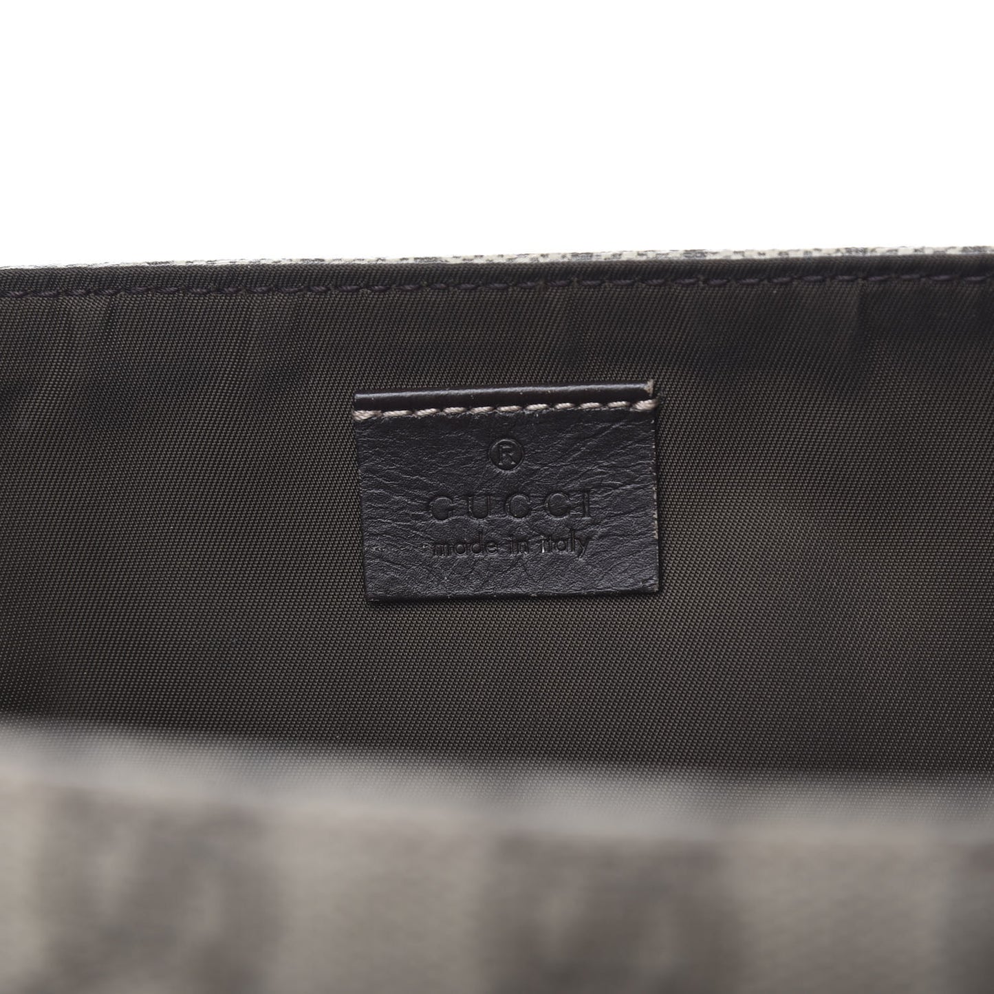 GG Plus Monogram Messenger Diaper Bag Dark Brown