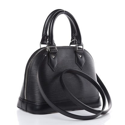 Louis Vuitton Epi Alma BB Black 3 of 9