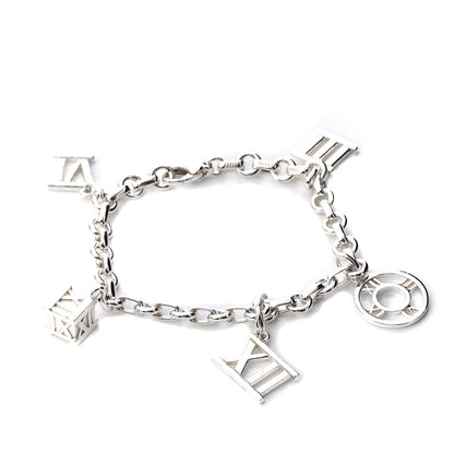 Tiffany Sterling Silver Atlas Charm Bracelet 1 of 5