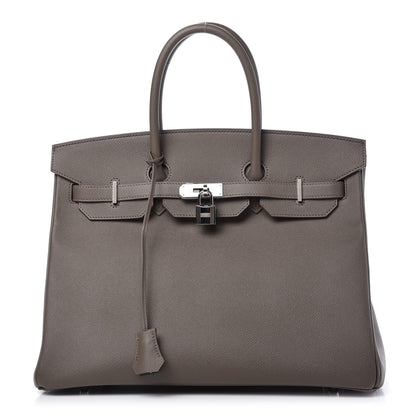 Hermes Epsom Birkin 35 Etain 1 of 9