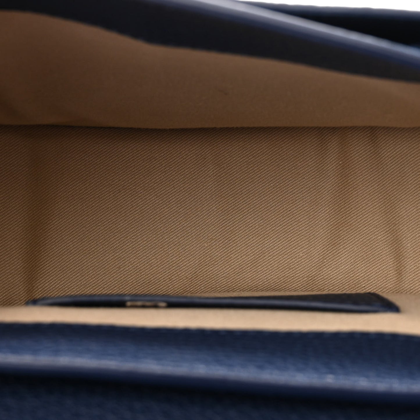 Grained Calfskin Small Tess Bag Deep Ocean Blue