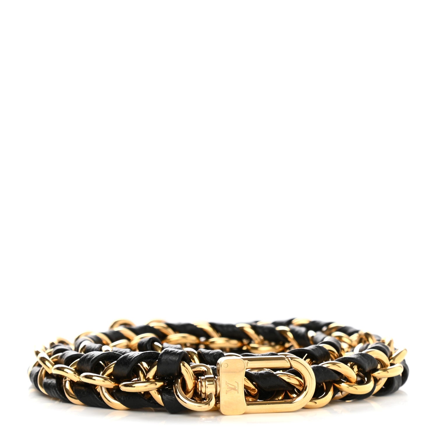 Louis Vuitton Calfskin Multi Pochette Chain Shoulder Strap Black Gold 1 of 3