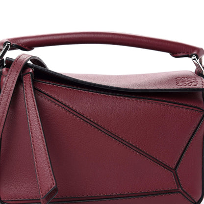 Loewe Calfskin Mini Puzzle Bag Wine 11 of 11