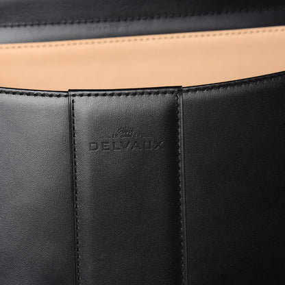 Delvaux Calfskin MM L'Humour Brillant Satchel Black 7 of 11
