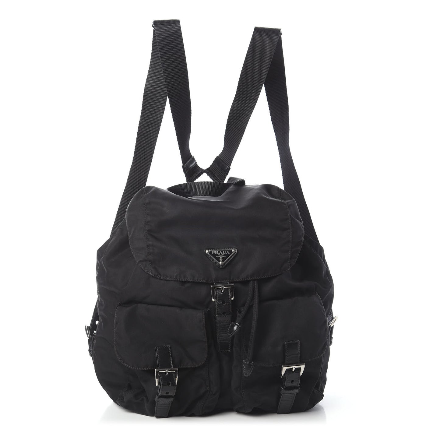 Nylon Vela Medium Backpack Black