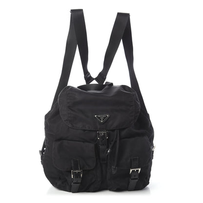 Prada Nylon Vela Medium Backpack Black 1 of 12