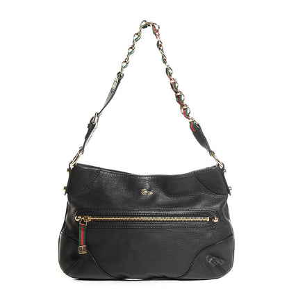 Gucci Leather Small Capri Shoulder Bag Black 1 of 7