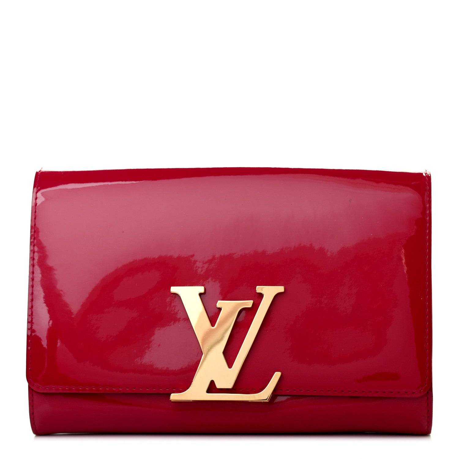Louis Vuitton Patent Neo Sobe Louise Evening Clutch Rose Indien 1 of 6