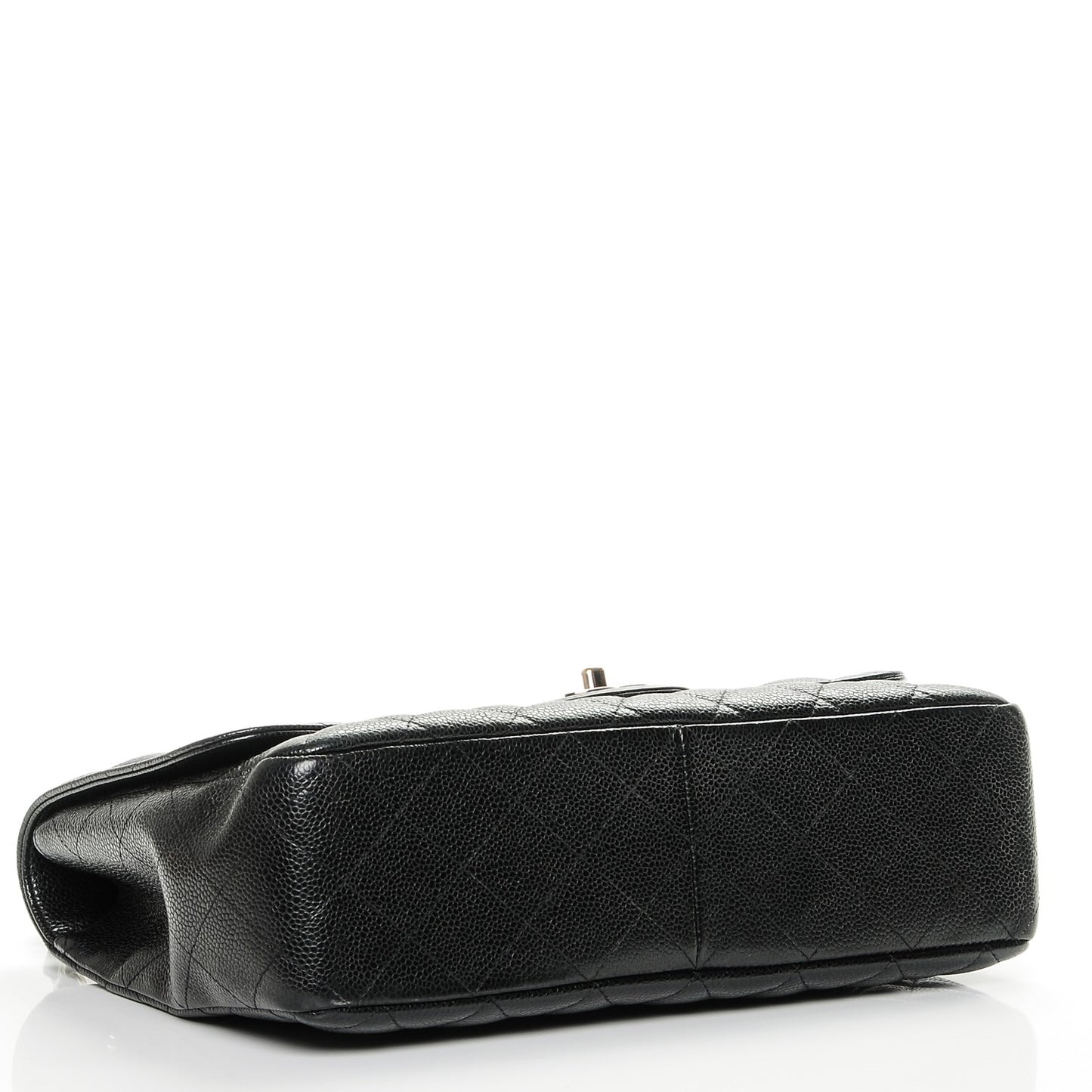 Caviar Quilted Jumbo Single Flap Black