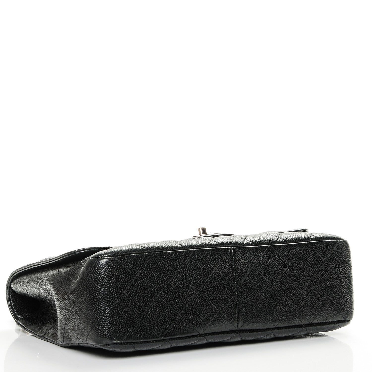 Chanel Caviar Quilted Jumbo Single Flap Black 4 of 7